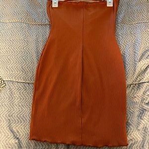 Brick colored dress from sweet mayhem.
